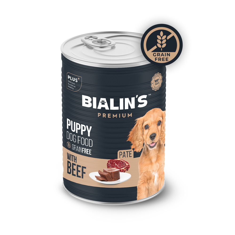 Süper Premium Pate Yavru Köpek Maması Biftekli 400 Gram